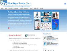 Tablet Screenshot of blueskyetrack.com